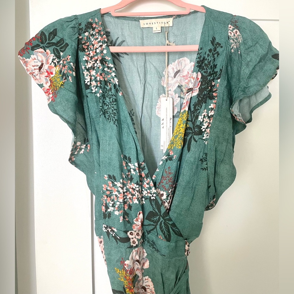 VICI ‘Fit to the Max’ Floral Wrap Maxi Dress - Picture 3 of 6